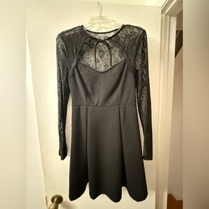 Elegant Black Lace Dress